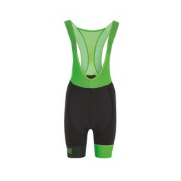 Cycling bib shorts - LEGEND LADY - black/green