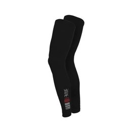 Cycling full-leg warmers - SEAMLESS - black