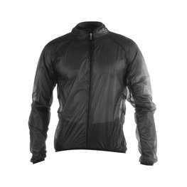 Cycling rain jacket - STELVIO - black