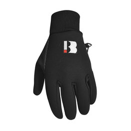 Cycling long-finger gloves - NEOPRENE - black