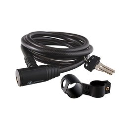 LONGUS bike lock - KLASIK 10/1800mm - black