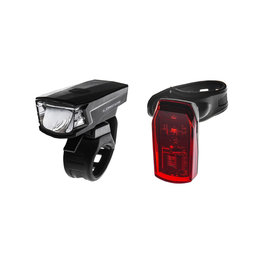 light - SINGLE 1+1LED - black