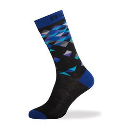 BIOTEX Cyclingclassic socks - DIAMONDS - black/blue