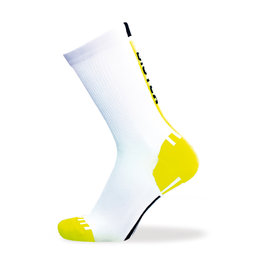 BIOTEX Cyclingclassic socks - RACE - yellow/white