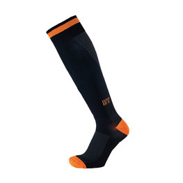 BIOTEX Cycling knee-socks - COMPRESSION - orange/black