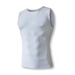 BIOTEX Cycling sleeve less t-shirt - REVERSE - white