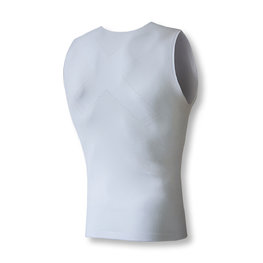 BIOTEX Cycling sleeve less t-shirt - REVERSE - white
