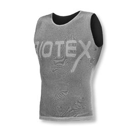 BIOTEX Cycling sleeve less t-shirt - REVERSE - grey