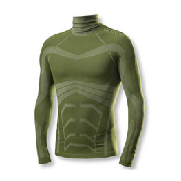 BIOTEX Cycling long sleeve t-shirt - POWERFLEX WARM - green