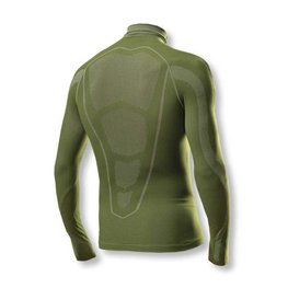 BIOTEX Cycling long sleeve t-shirt - POWERFLEX WARM - green