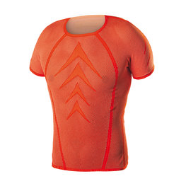 BIOTEX Cycling short sleeve t-shirt - POWERFLEX - orange