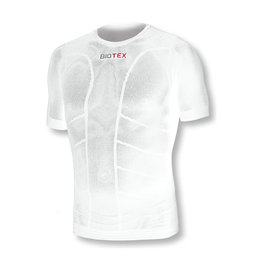 BIOTEX Cycling short sleeve t-shirt - SUN MESH - white