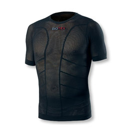 BIOTEX Cycling short sleeve t-shirt - SUN MESH - black