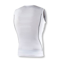BIOTEX Cycling sleeve less t-shirt - SEAMLESS - white