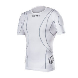 BIOTEX Cycling short sleeve t-shirt - HIGHTECH WARM - white