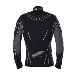 BIOTEX Cycling long sleeve t-shirt - TURTLENECK - black