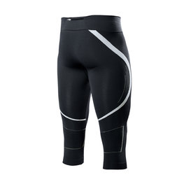 BIOTEX Cycling 3/4 lenght shorts without bib - PIRATA - black