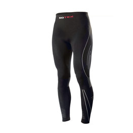 BIOTEX Cycling long trousers withot bib - SMART COMPRESSION - black