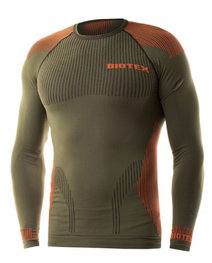 BIOTEX Cycling long sleeve t-shirt - 3D - green