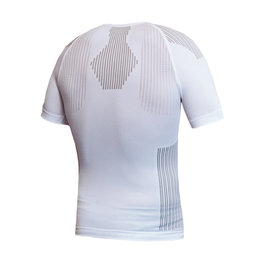 BIOTEX Cycling short sleeve t-shirt - BIOFLEX RAGLAN - white/grey