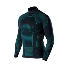 BIOTEX Cycling long sleeve t-shirt - ICEBREAK - light blue/black