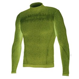 BIOTEX Cycling long sleeve t-shirt - 3D TURTLENECK - green