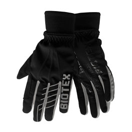BIOTEX Cycling long-finger gloves - SUPERWARM - silver/black