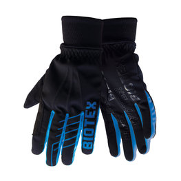 BIOTEX Cycling long-finger gloves - SUPERWARM - blue/black