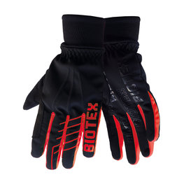 BIOTEX Cycling long-finger gloves - SUPERWARM - red/black