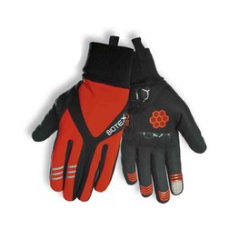 BIOTEX Cycling long-finger gloves - ARTIC GEL - red/black
