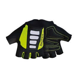 BIOTEX Cycling fingerless gloves - MESH RACE  - yellow/black