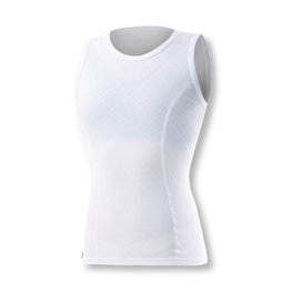 BIOTEX Cycling tank top - REFLEX PLUS LADY - white
