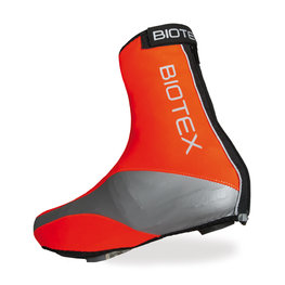 BIOTEX Cycling shoe covers - RAIN - silver/orange