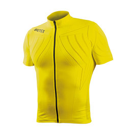 BIOTEX Cycling short sleeve jersey - EMANA - yellow