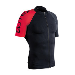 BIOTEX Cycling short sleeve jersey - ULTRA - black/red