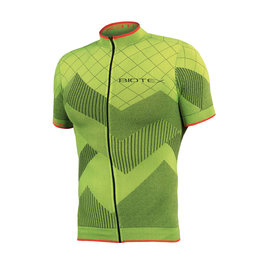 BIOTEX Cycling short sleeve jersey - SOFFIO - yellow