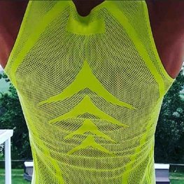 BIOTEX Cycling tank top - POWERFLEX - yellow