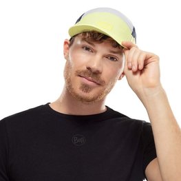 BUFF Cycling hat - DOMUS LIME - blue/white/yellow