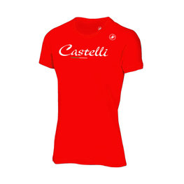CASTELLI Cycling short sleeve t-shirt - CLASSIC W - red