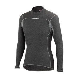 CASTELLI Cycling long sleeve t-shirt - FLANDERS WARM - grey