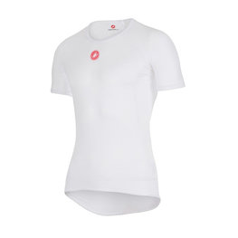 CASTELLI Cycling short sleeve t-shirt - PRO ISSUE - white