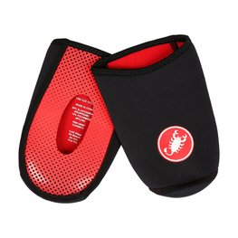 CASTELLI Cycling shoe covers - TOE THINGY 2 - red/black