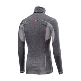 CASTELLI Cycling long sleeve t-shirt - FLANDERS WARM NECK - grey
