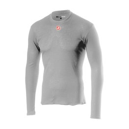CASTELLI Cycling long sleeve t-shirt - PROSECCO R - grey