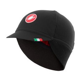CASTELLI Cycling hat - DIFESA THERMAL - black/red
