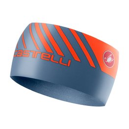 CASTELLI Cycling headband - ARRIVO 3 THERMO - blue/orange