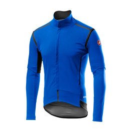 CASTELLI Cycling thermal jacket - PERFETTO ROS CONVERT - blue