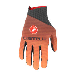 CASTELLI Cycling long-finger gloves - CW 6.1 CROSS - orange