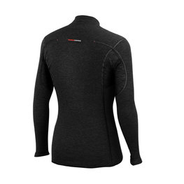 CASTELLI Cycling long sleeve t-shirt - FLANDERS WARM - black