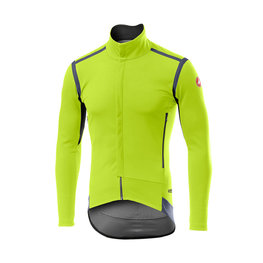 CASTELLI Cycling thermal jacket - PERFETTO ROS - yellow